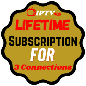 Lifetime IPTV Subscription For 3 Connections