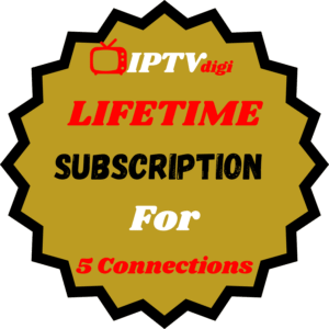 Lifetime IPTV Subscription For 5 Connections