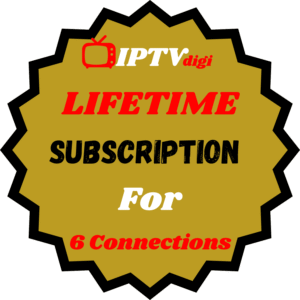 Lifetime IPTV Subscription For 6 Connections